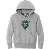 Biggby Spartans Youth Core Fleece Pullover Hooded Sweatshirt